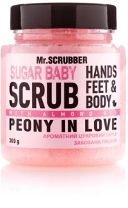 Mr.Scrubber Сахарный скраб для тела Sugar Baby Peony in Love