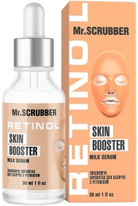 Mr.Scrubber Зміцнювальна сироватка для обличчя з ретинолом Face ID. Retinol Skin Booster Milk Serum