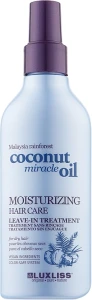 Luxliss Спрей с кокосовым маслом для волос Moisturizing Hair Care Spray