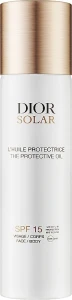 Dior Солнцезащитное масло Solar Protective Oil SPF15