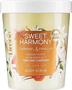 Lirene Ароматичний розгладжувальний цукровий пілінг Peeling Sweet Harmony Caramel Vanilla