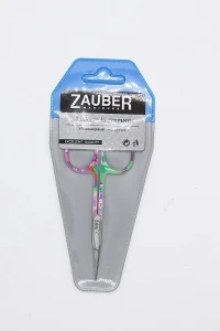 Zauber Ножницы для кутикул прямые, 01-145, цветы