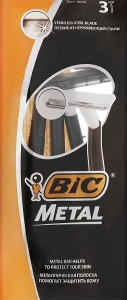 BIC Чоловічий станок "Metal", 3 шт.