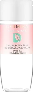 Dermika Clean & More Двофазний засіб для зняття макіяжу з очей, цикорій + олія жожоба