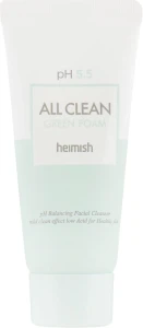 Heimish Очищувальна пінка для обличчя All Clean Green Foam pH 5.5 (міні)