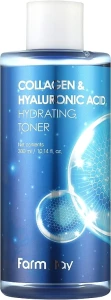 FarmStay Увлажняющий тонер с гиалуроновой кислотой и коллагеном Farm Stay Collagen & Hyaluronic Acid Hydrating Toner