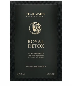 T-LAB Professional Шампунь для королівської гладкості та абсолютної детоксикації Royal Detox Shampoo (пробник)