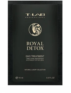 T-LAB Professional Кондиціонер для глибокої детоксикації шкіри голови Royal Detox Duo Treatment (пробник)