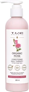 T-LAB Professional Кондиционер для ежедневного ухода за любым типом волос Organics Organic Rose Conditioner