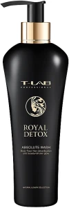 T-LAB Professional Шампунь-гель для абсолютной детоксикации волос и тела Royal Detox Absolute Wash