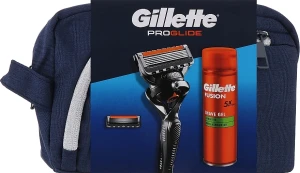 Gillette Набор Gillete Proglide (sh/gel/200ml + razor/1pcs + bag)