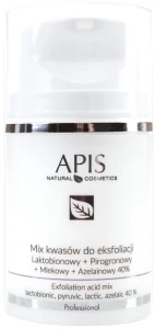 APIS Professional Суміш кислот для пілінгу Lacticion + Pirogron + Milk + Azelaine 40%