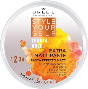 Brelil Моделювальна паста для волосся з матовим ефектом Style Yourself Hold Extra Matt Paste
