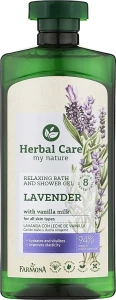 Farmona Гель для душу і ванни з лавандою і ванільним молочком Herbal Care Lavender With Vanilla Milk