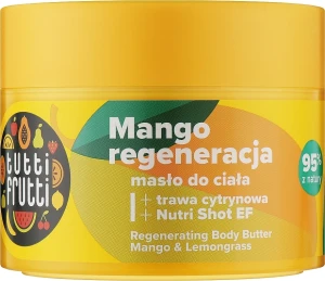 Farmona Масло для тіла з манго та лемонграсом Tutti Frutti Regenerating Body Butter Mango And Lemongrass