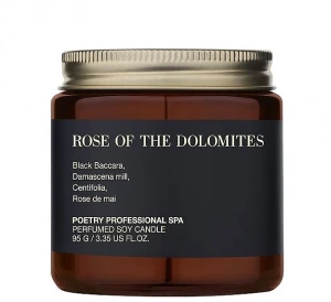 Poetry Home УЦЕНКА Rose Of The Dolomites Свеча для массажа *