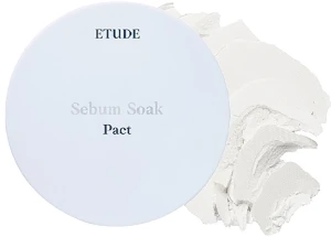 Etude House Sebum Soak Pact Матирующая компактная пудра для лица