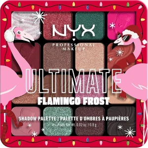 NYX Professional Makeup Ultimate Flamingo Frost Eyeshadow Palette Палетка тіней для повік, 16 відтінків