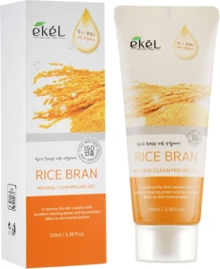 Ekel Пілінг-гель для обличчя "Рисові висівки" Rice Bran Natural Clean Peeling Gel