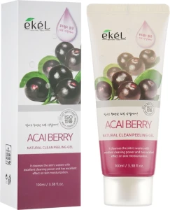 Ekel Пілінг-гель для обличчя "Ягоди асаї" Acai Berry Natural Clean Peeling Gel