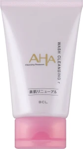 BCL Піна-скраб для обличчя з фруктовими кислотами AHA Wash Cleansing Research
