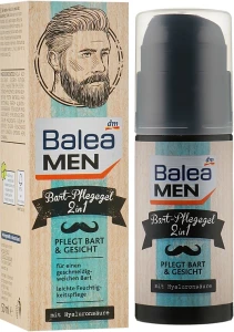 Balea Гель для ухода за бородой 2в1 Men Beard Care Gel, 50ml