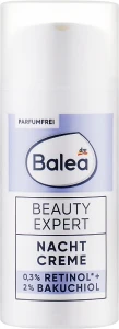 Balea Ночной крем для лица с 0,3% ретинолом и 2% бакучиолом Beauty Expert