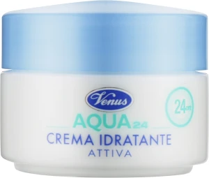 Venus Cosmetic Активный, увлажняющий крем для лица Venus Crema Idratante Attiva Aqua 24