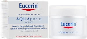 Eucerin Интенсивный увлажняющий крем для сухой кожи лица AquaPorin Active Deep Long-lasting Hydration For Dry Skin