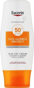 Eucerin Солнцезащитный крем-гель для тела з фактором УФ защиты SPF 50 для кожи, склонной к солнечной аллергии Sun Allergy Protection Sun Creme-Gel SPF 50