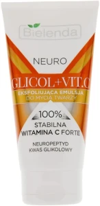 Очищающая эмульсия для лица - Bielenda Neuro Glicol + Vit.C, 150 г