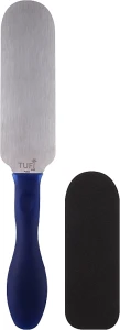 Tufi profi Металева пилка-основа для педикюру із силіконовою ручкою зі змінними файлами 80/180 грит Premium Podo