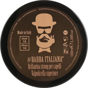 Barba Italiana УЦЕНКА Бриолин для волос сильной фиксации Valpolicella Superiore *, 100ml