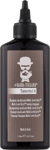 Barba Italiana Тонувальний шампунь для чоловіків Tintoretto 1/6 Multi Level Grey Tonning Shampoo *