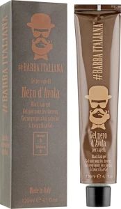 Barba Italiana Чорний гель для волосся D'Avola