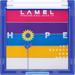 LAMEL Make Up HOPE Color Eyeliner Palette Набор цветных подводок для глаз