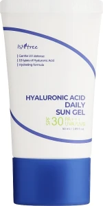 IsNtree Солнцезащитный гель для лица Hyaluronic Acid Daily Sun Gel SPF 30 PA+++ UVA/UVB