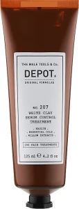 Depot Біла глина для волосся для контролю шкірного сала 207 White Clay Sebum Control Treatment