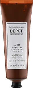 Depot Белая глина для волос для контроля кожного сала 207 White Clay Sebum Control Treatment