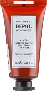 Depot Успокаивающий крем для бритья Shave Specifics 404 Soothing Shaving Soap Cream