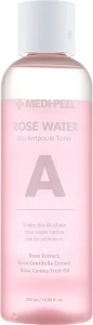 Ампульный тонер с экстрактом розы - Medi peel Rose Water Bio Ampoule Toner, 500 мл