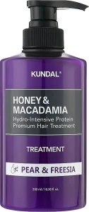 Кондиціонер для волосся "Груша та Фрезія" - Kundal Honey & Macadamia Treatment Pear & Freesia, 500 мл