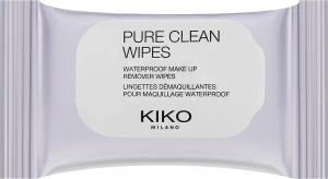 Kiko Milano Салфетки для снятия водостойкого макияжа Pure Clean Wipes