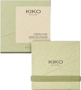 Kiko Milano Green Me Perfecting Powder Прозора пудра для обличчя