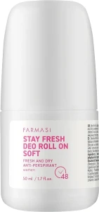 Farmasi Роликовий дезодорант-антиперспірант для жінок Stay Fresh Deo Roll-on Soft