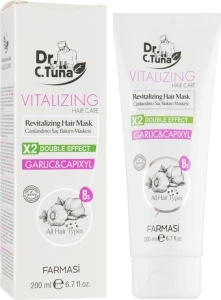 Farmasi Крем-маска для волосся з екстрактом часнику Vitalizing Hair Care Cream