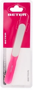 Beter Пилка для нігтів з лазерною поверхнею, ергономічна, рожева Beauty Care