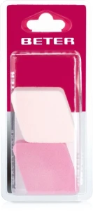 Beter Спонж для макияжа, латекс, молочный + розовый Beauty Care