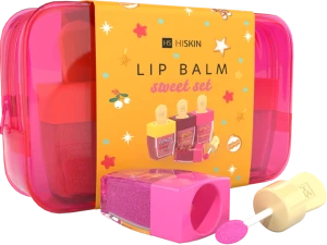 Набор подарочный бальзамы для губ в косметичке - HiSkin Lip Balm Sweet Set, 3 продукта