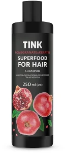 Tink Шампунь для фарбованого волосся "Гранат і кератин" SuperFood For Hair Pomegranate & Keratin Shampoo